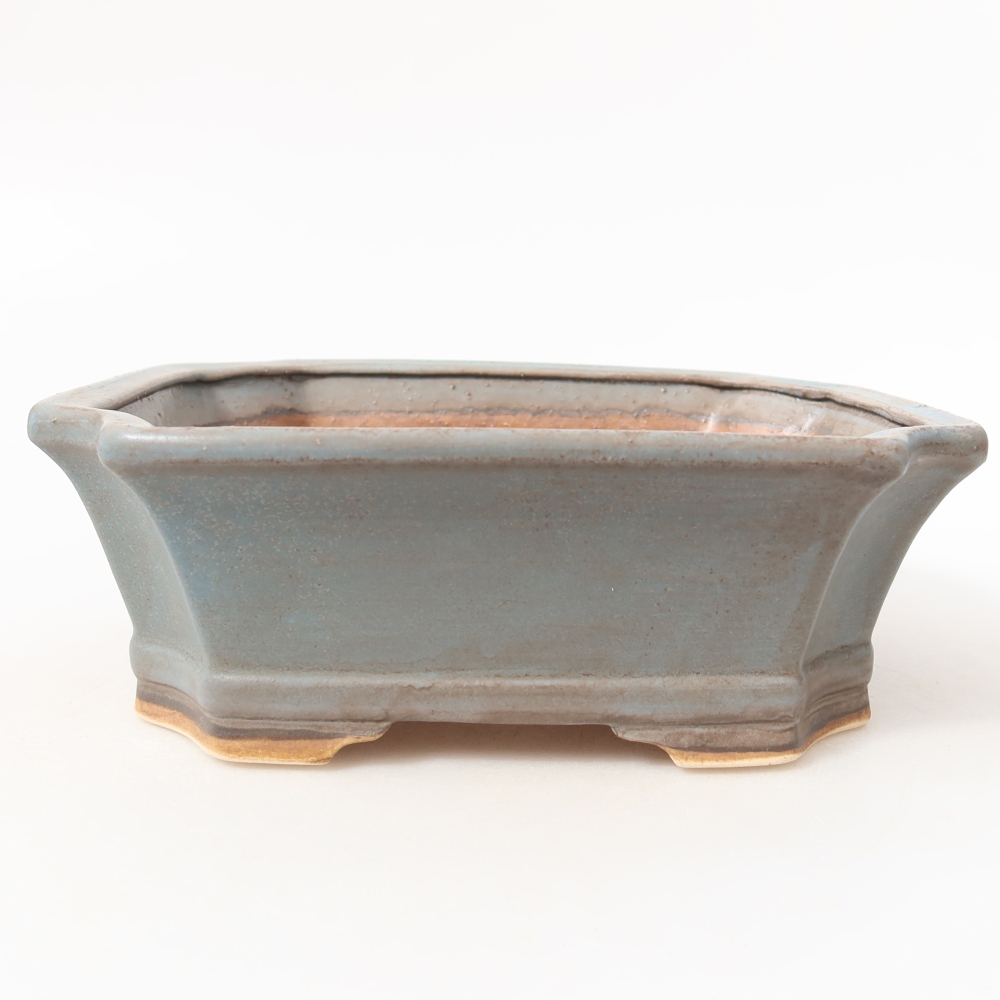 Keramische bonsaipot 18 x 15 x 6 cm, kleur: roze