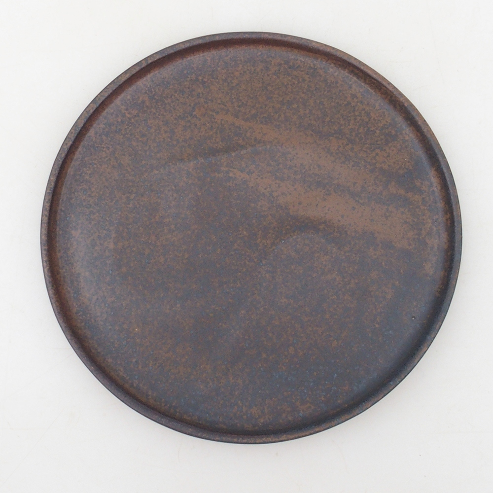 Ronde Bonsai Console D7-S - 16 x 16 x 1 cm - bruin