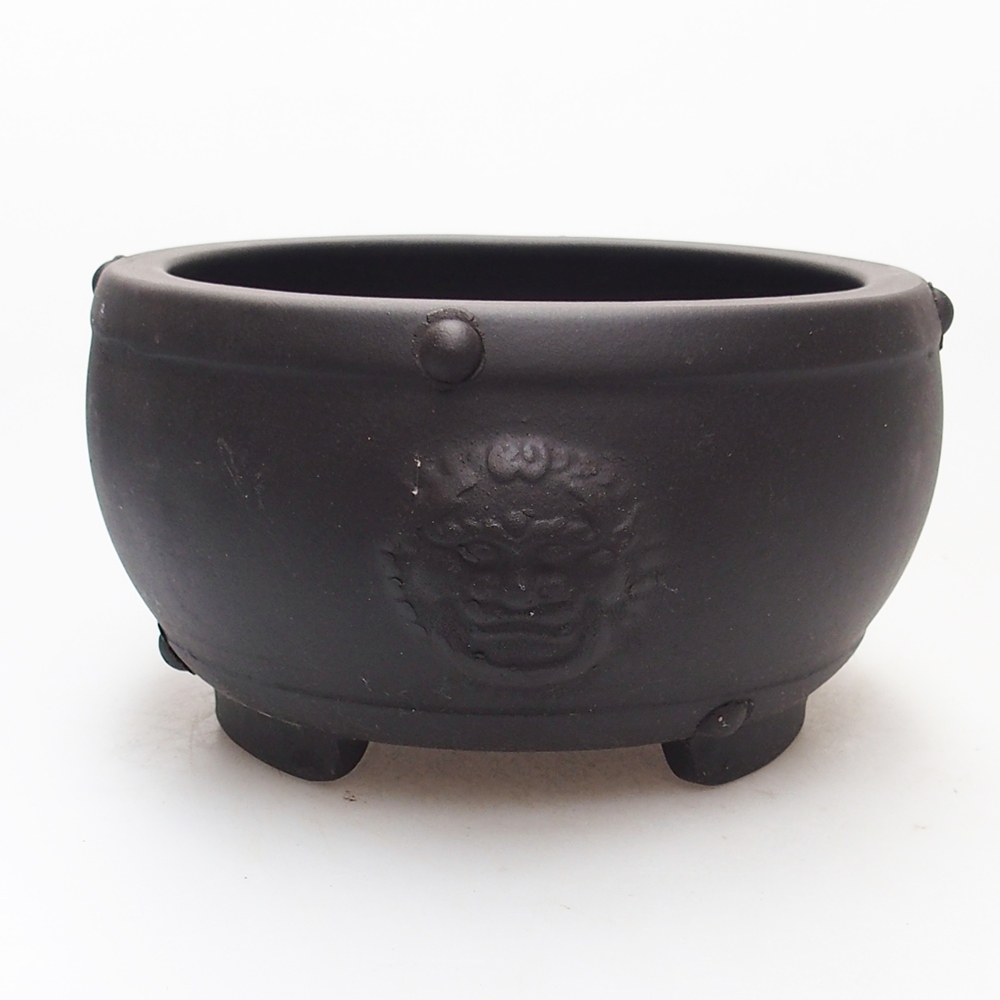 Kom 15 x 15 x 8 cm zwart