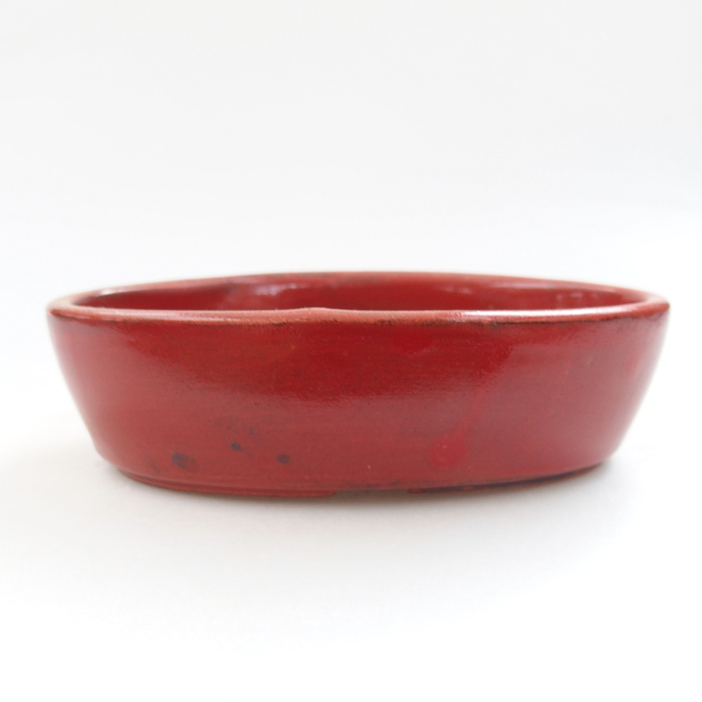 Bonsaischaal van keramiek 22 x 17 x 5 cm, groen