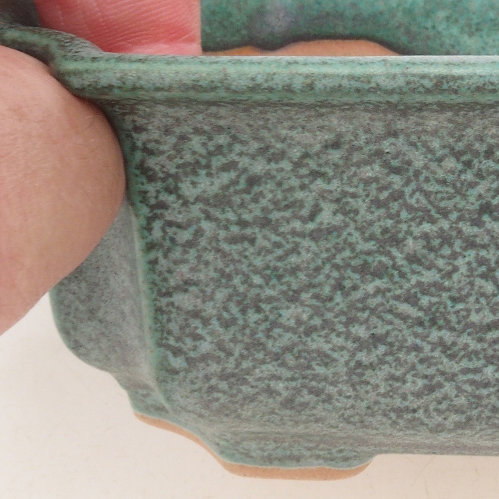 Bonsaischaal H01 - 12 x 9 x 5 cm - groen