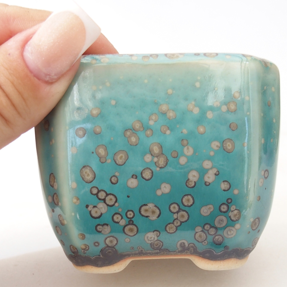 Kom 7 x 7 x 6 cm blauw