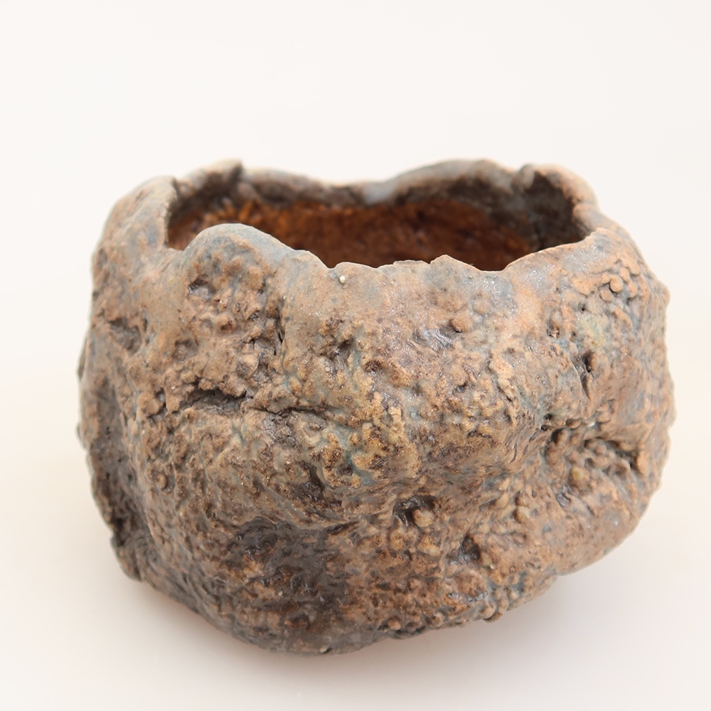 Keramische schaal  6 x 5,5 x 5,5 cm , kleur: blauw