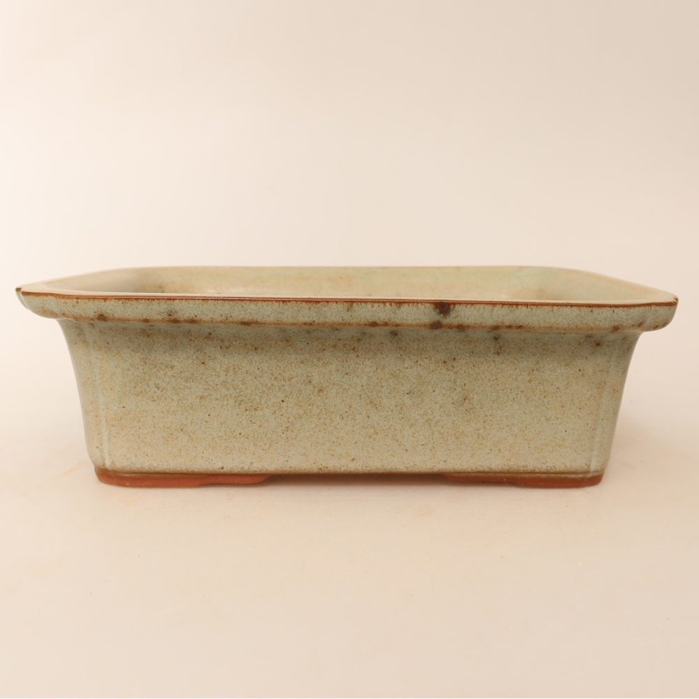 Keramische schaal  20 x 15,5 x 5,5 cm, kleur: beige