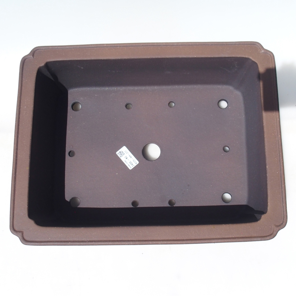 Schaal 41 x 32 x 14 cm bruin - UITSLUITEND PERSOONLIJK AFHALEN OF PALLETVERVOER