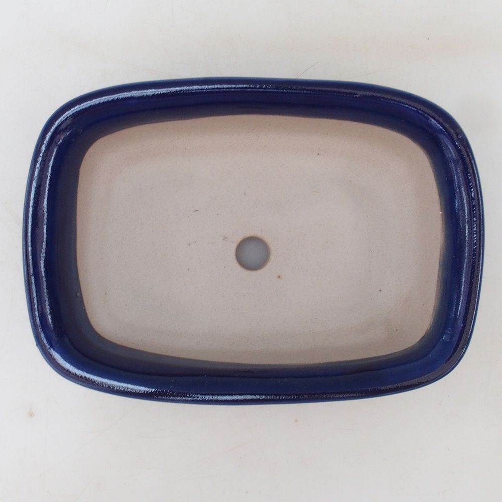 Bonsaischaal H02 - 19 x 13 x 5 cm - blauw