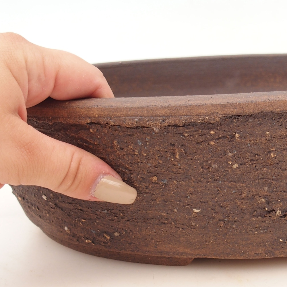 Bonsaischaal 32,5 x 26 x 8,5 cm , kleur bruin