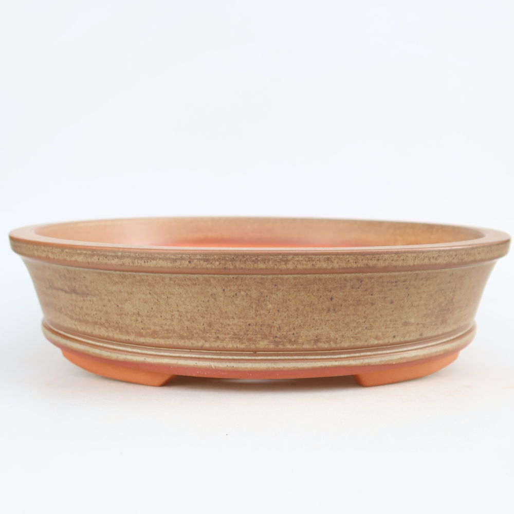 Keramische schaal  30,5 x 30,5 x 7 cm, kleur: bruin