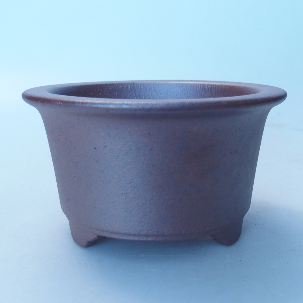Kom 11 x 11 x 6 cm bruin