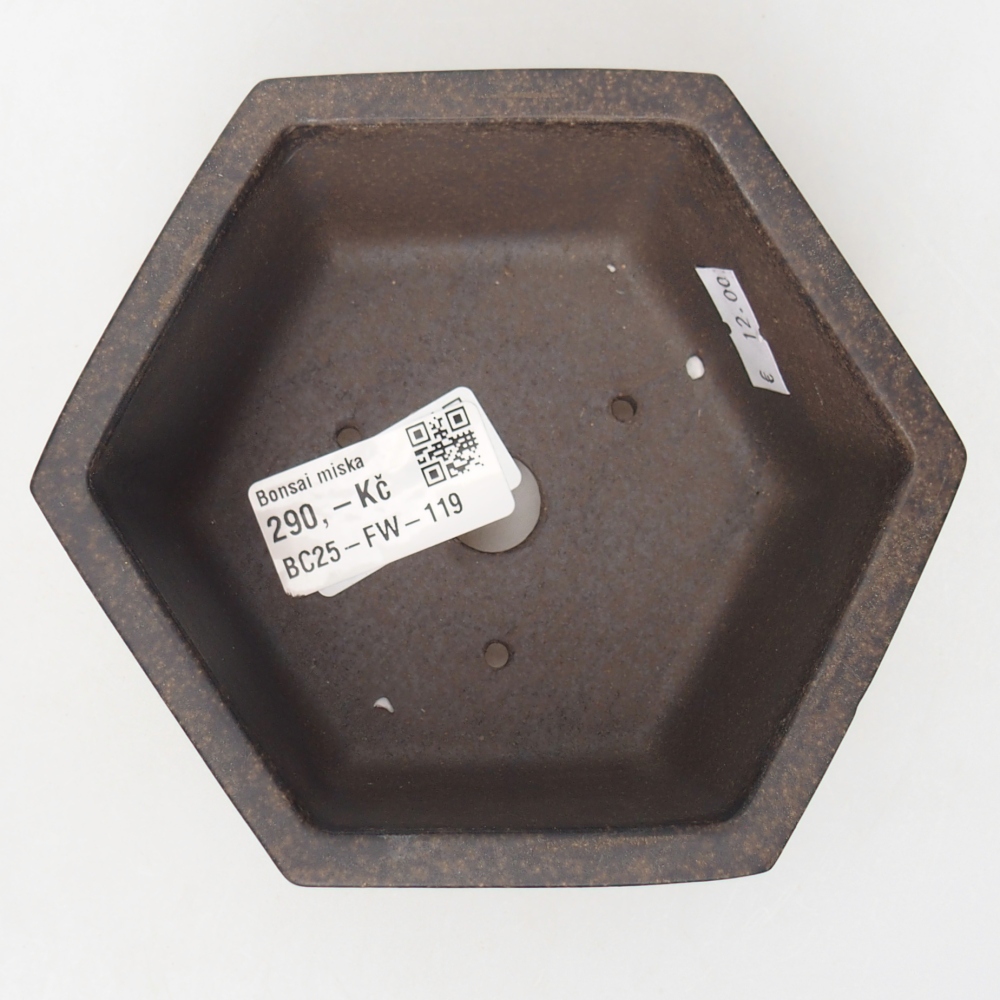 Schaal 13 x 11,5 x 6 cm bruin oker