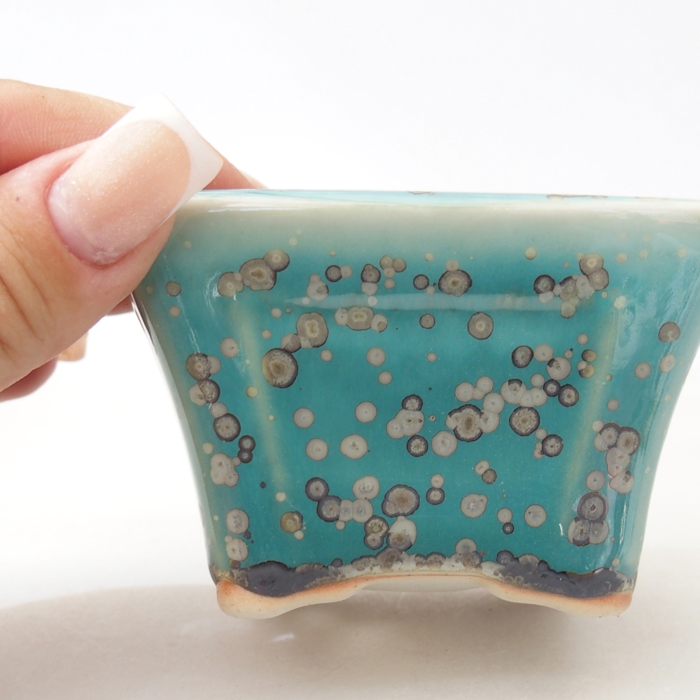 Kom 8,5 x 8,5 x 6 cm blauw