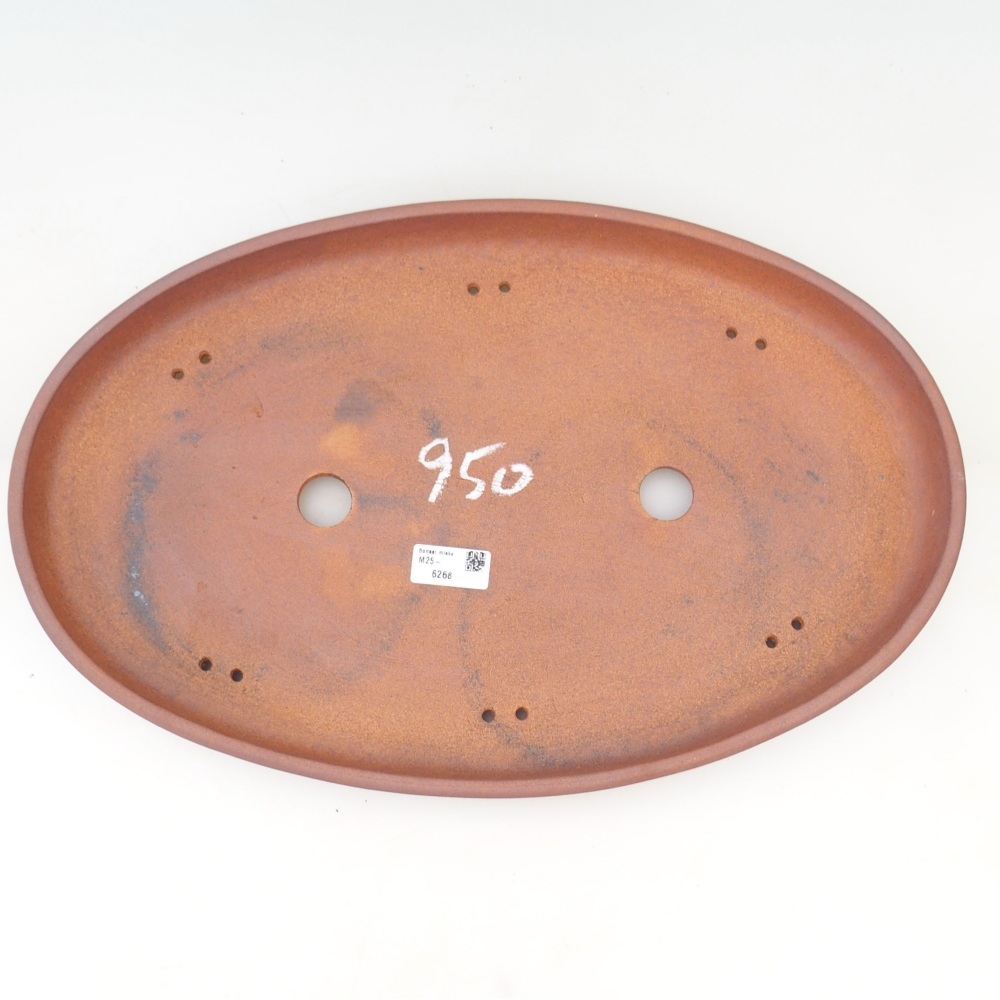 Bonsaischaal 48,5 x 31 x 4,5 cm , kleur bruin - UITSLUITEND PERSOONLIJK AFHALEN OF PALLETVERVOER