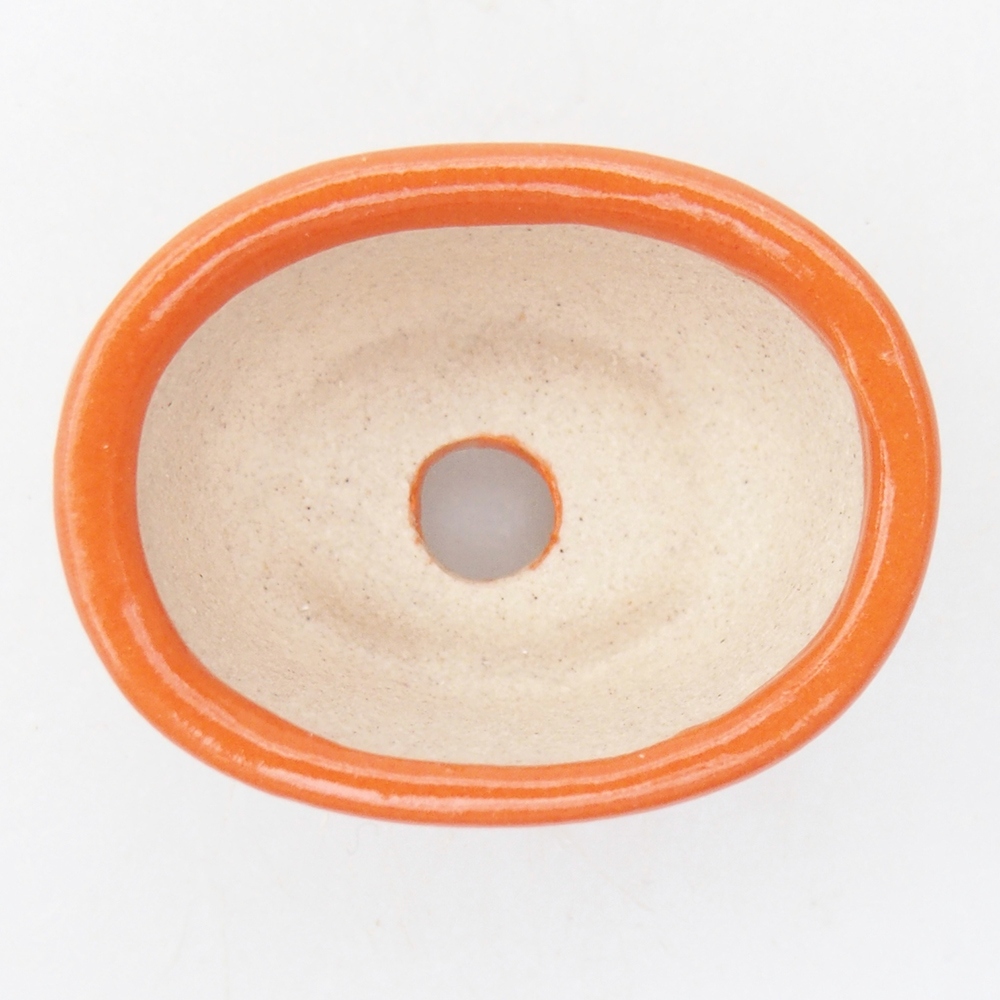 Mini bonsaischaal 3 x 2,5 x 2 cm, oranje