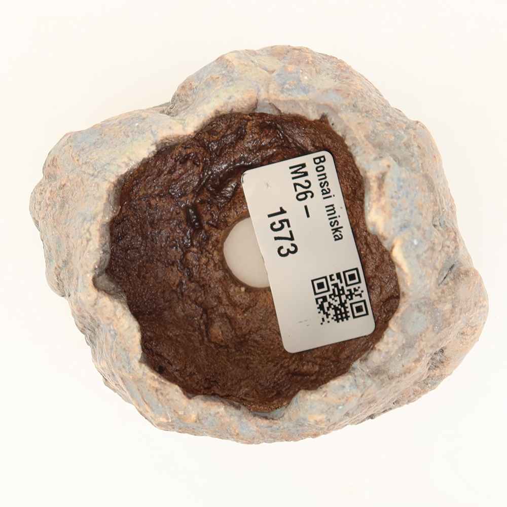 Keramische schaal  4,5 x 4 x 6 cm , kleur blauw