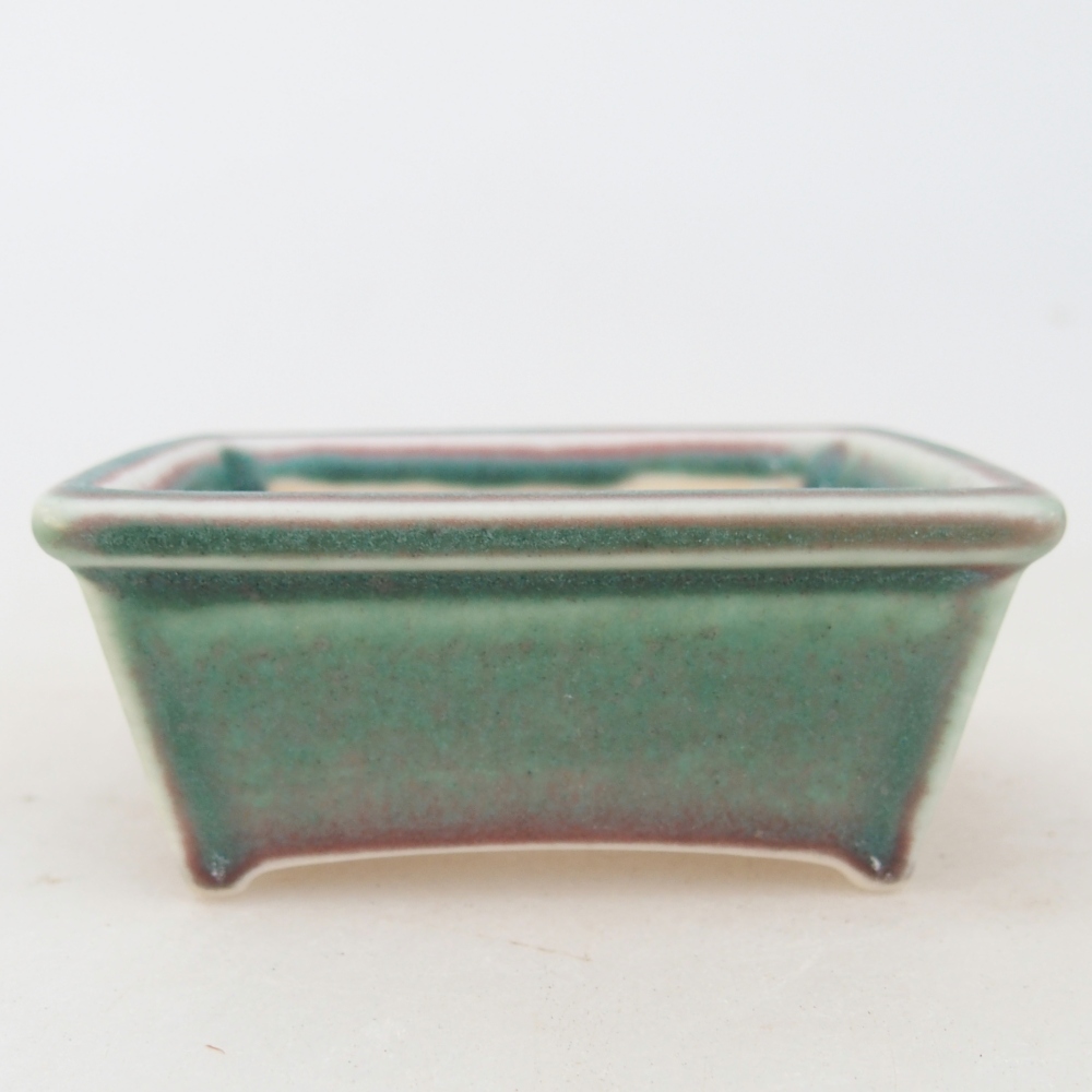 Mini bonsaischaal 7,5 x 6 x 3 cm, groen