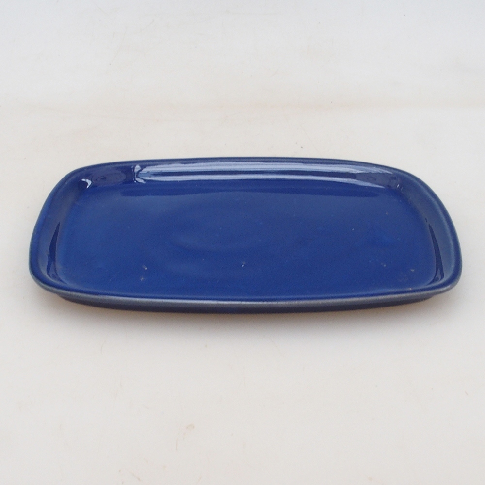 Keramische kom H02 - 17,5 x 12 x 1 cm - blauw