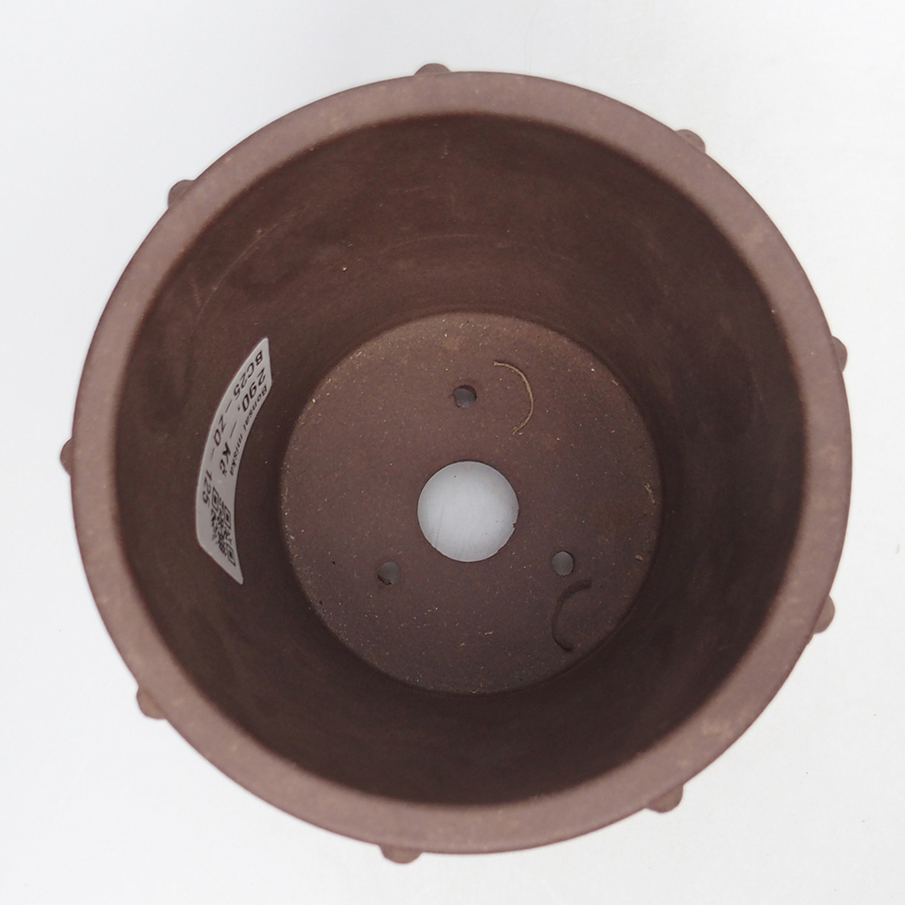 Kom 11 x 11 x 12 cm bruin