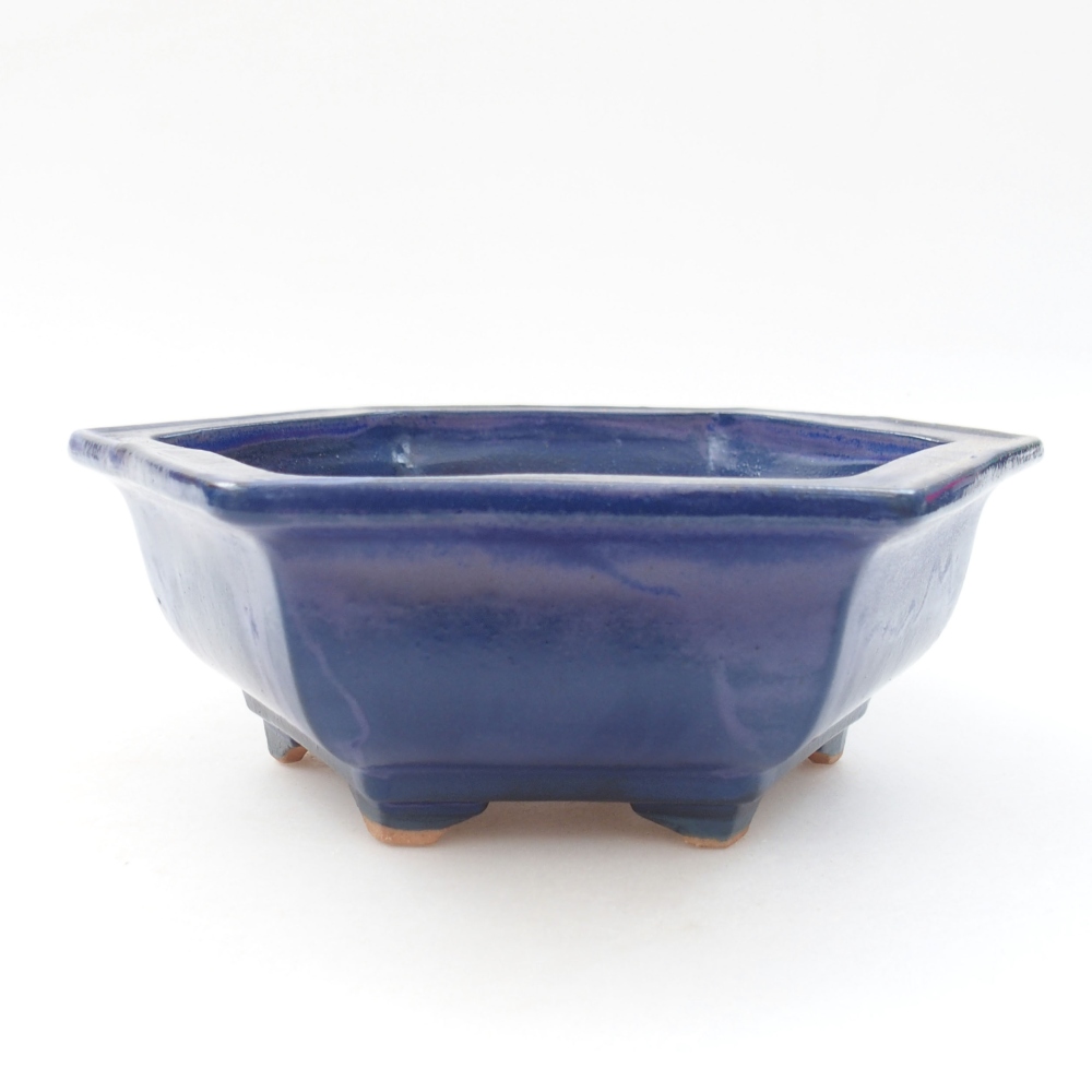 Bonsaischaal van keramiek 22 x 17 x 5 cm, groen