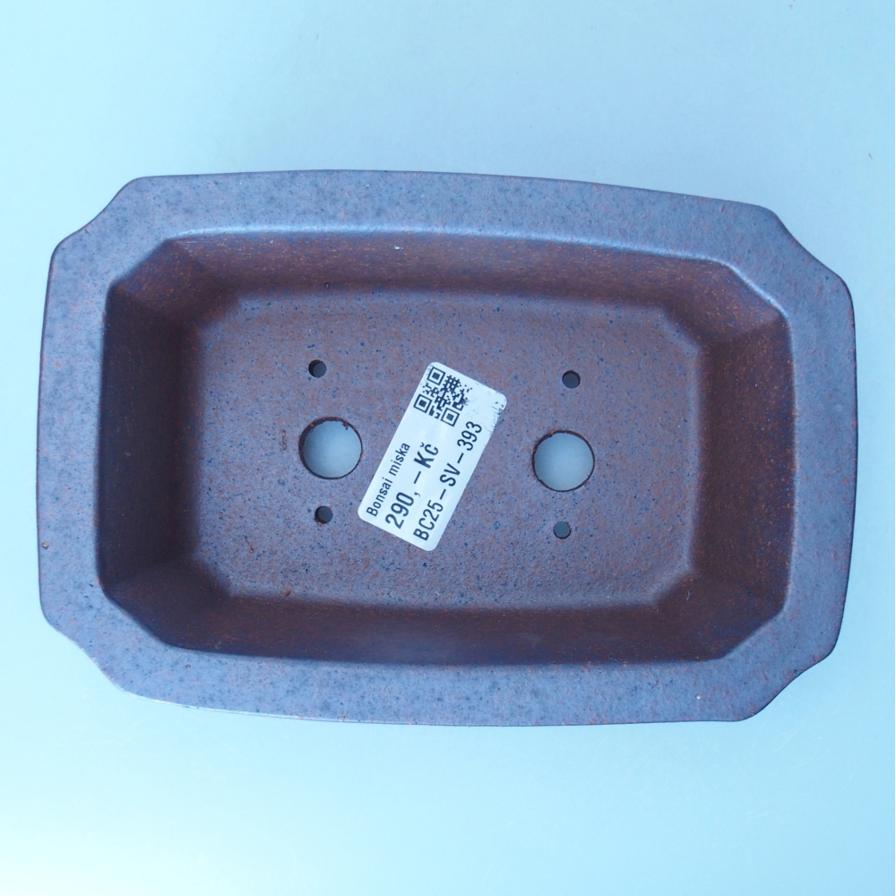 Kom 16 x 11 x 6 cm bruin