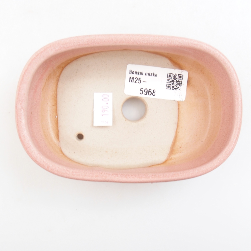 Bonsaischaal van keramiek 22 x 17 x 5 cm, groen