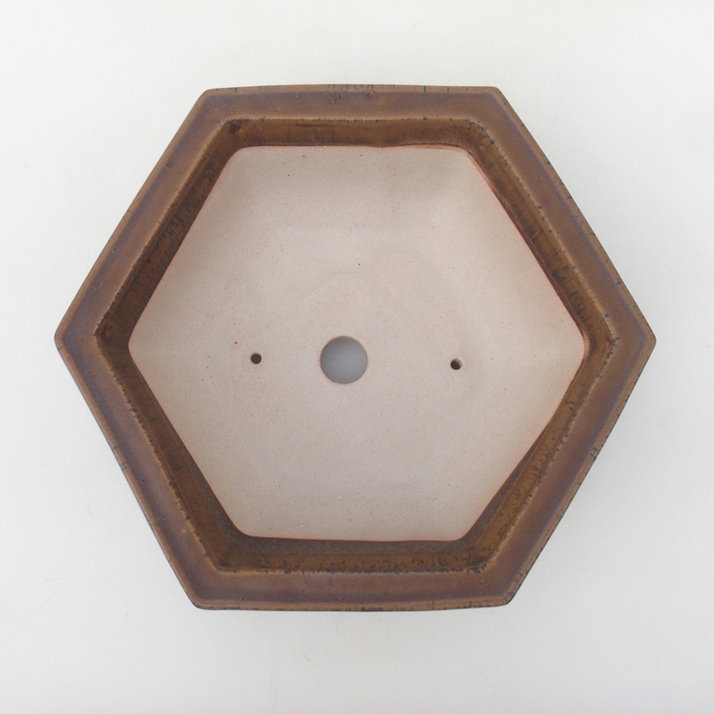 Bonsaischaal H53 - 19 x 21,5 x 7 cm - bruin