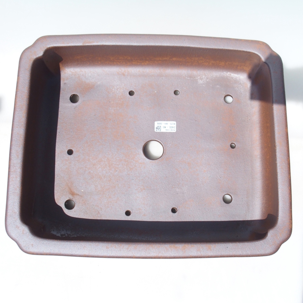 Schaal 46 x 37,5 x 13,5 cm bruin - UITSLUITEND PERSOONLIJK AFHALEN OF PALLETVERVOER