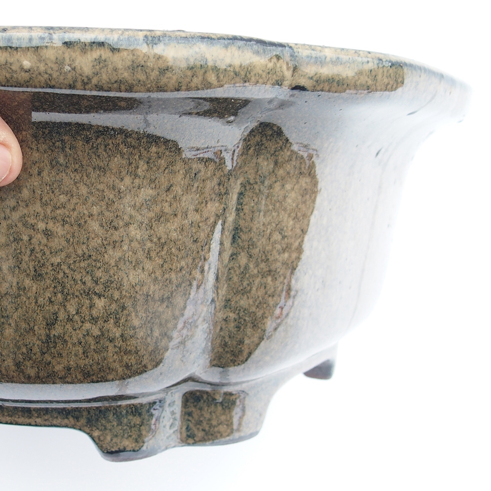 Kom 41 x 15 cm grijs