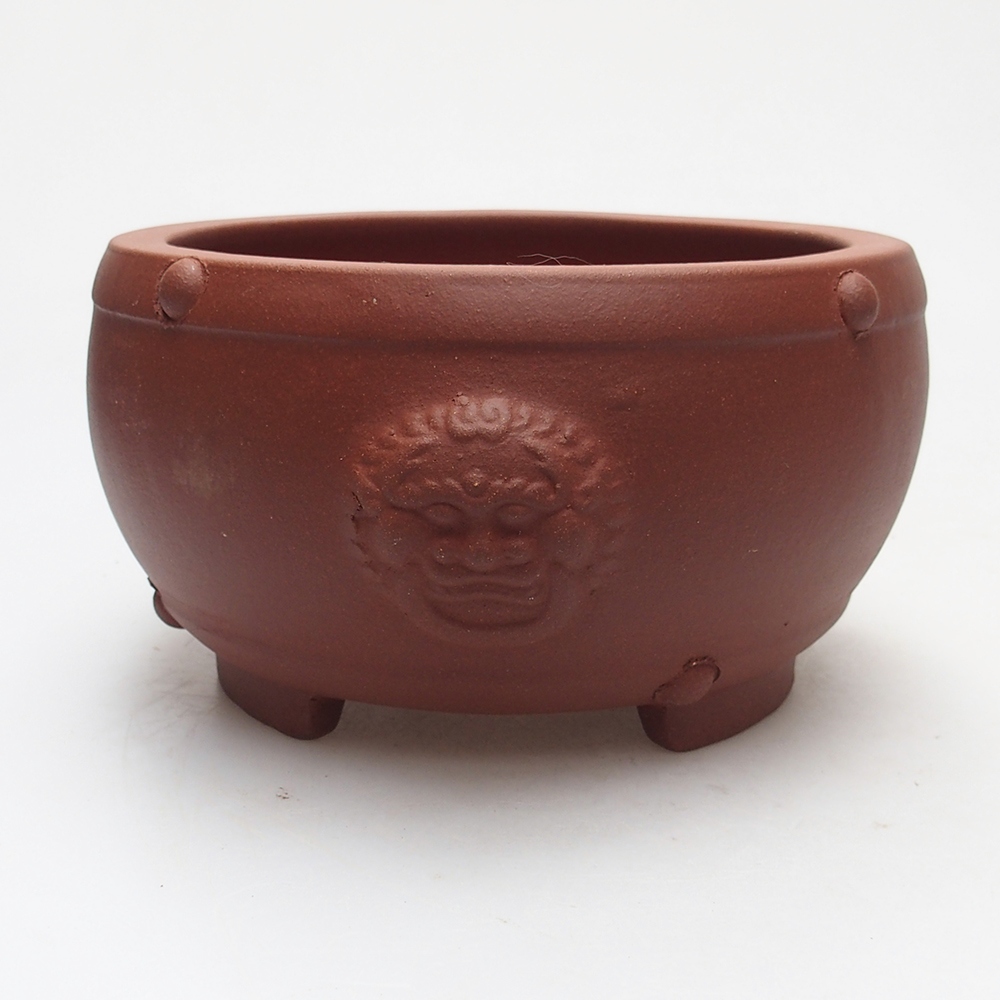 Kom 15 x 15 x 8 cm baksteenkleur