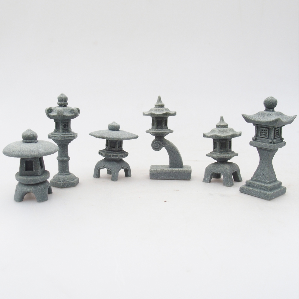 Metalen figuur 6 stuks