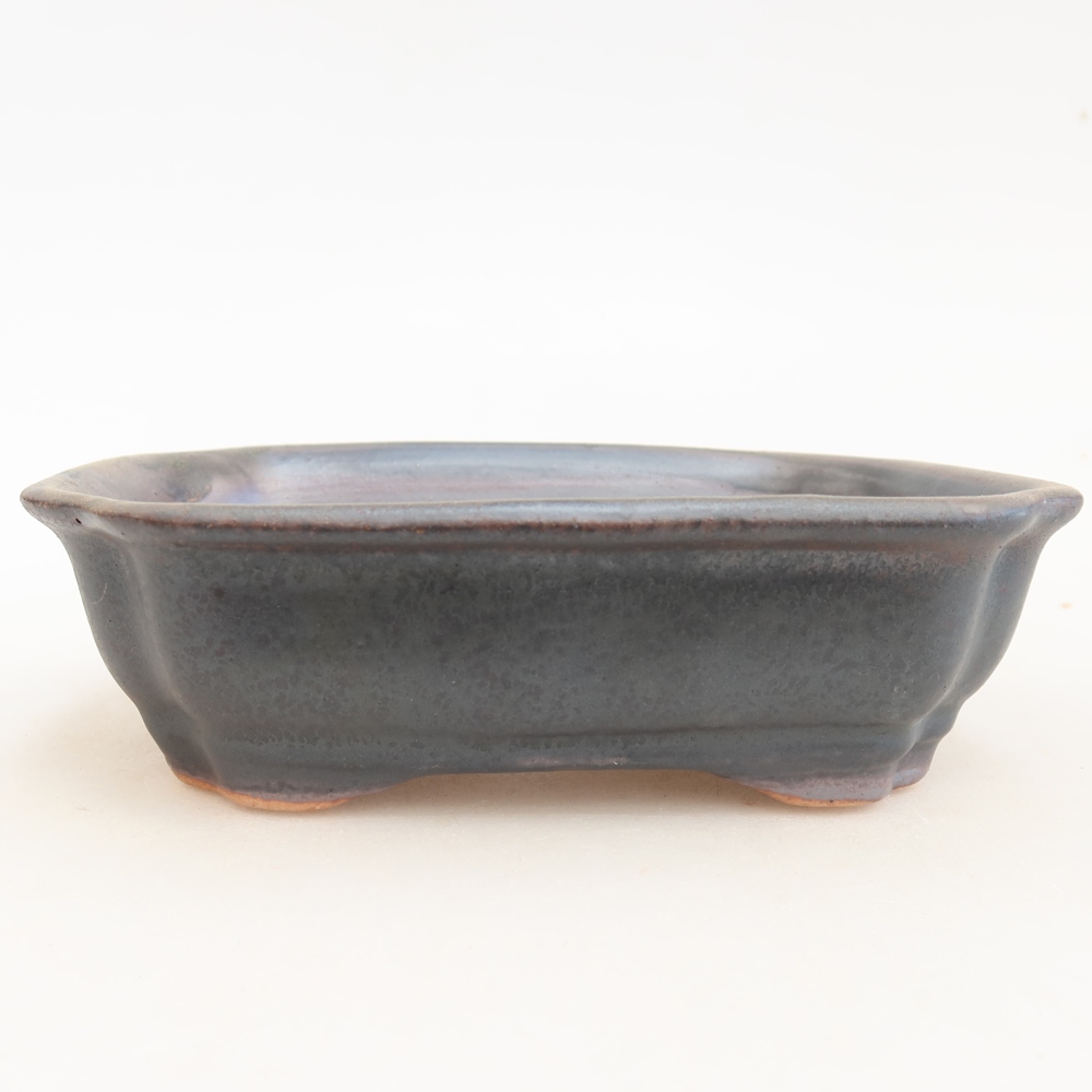 Bonsaischaal van keramiek 15,5 x 12 x 4,5 cm, bruin