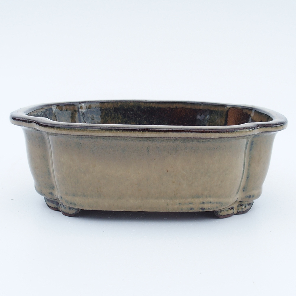 Kom 20 x 16 x 6,5 cm grijs-beige