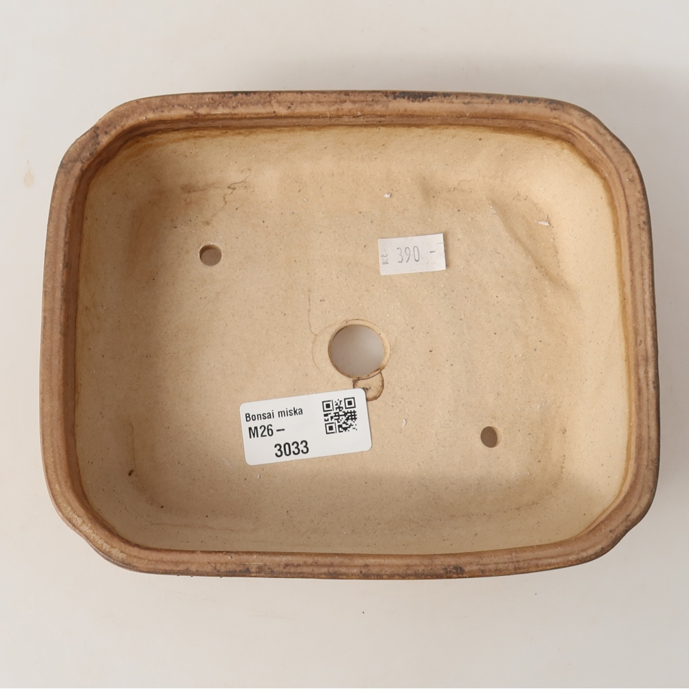 Keramische bonsaipot 18 x 14 x 4,5 cm, kleur: roze