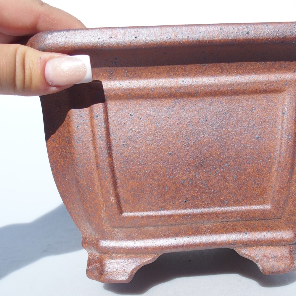 Kom 18 x 18 x 11,5 cm bruin