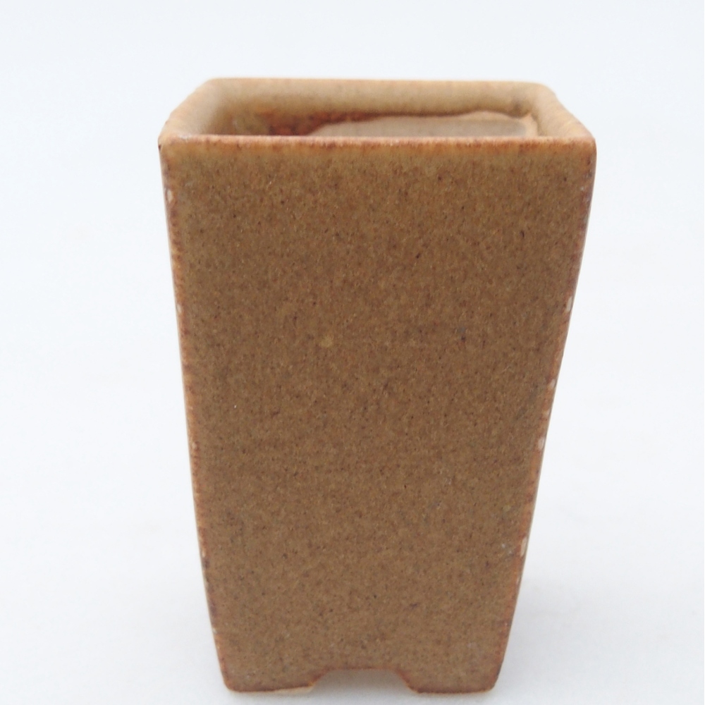 Mini bonsaischaal 3,5 x 3,5 x 5 cm, bruin