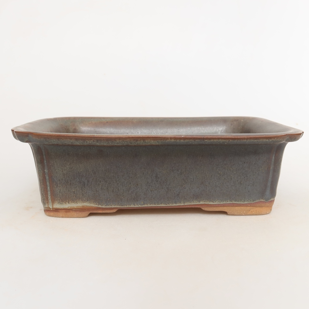Keramische schaal  20 x 15,5 x 5,5 cm, kleur bruin
