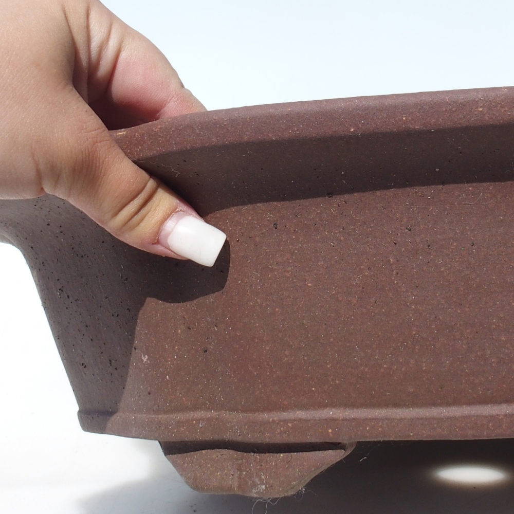 Bonsaischaal 38 x 38 x 10,5 cm berken bruin