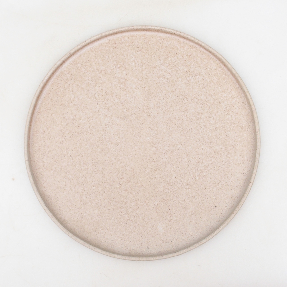 Ronde Bonsai Console D7-M - 24,5 x 24,5 x 1 cm - beige