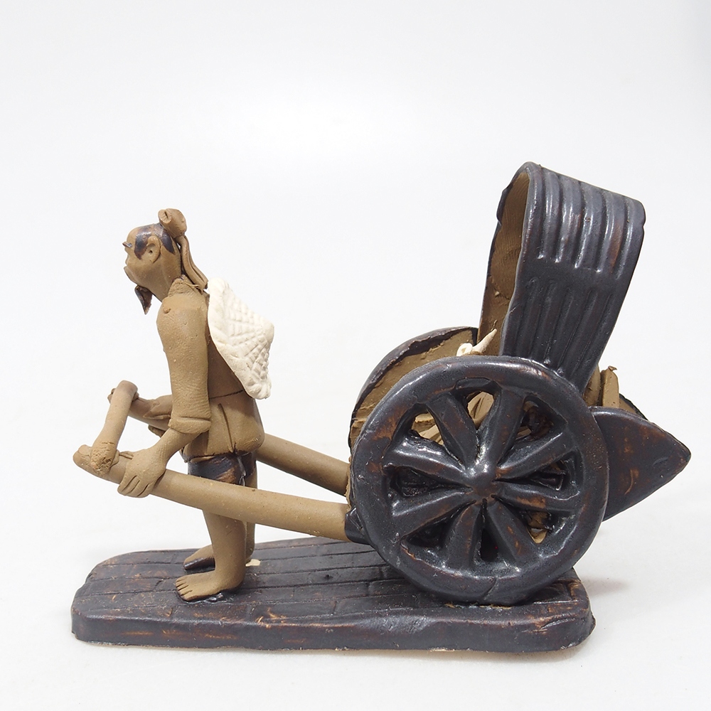 Keramisch beeldje - koets