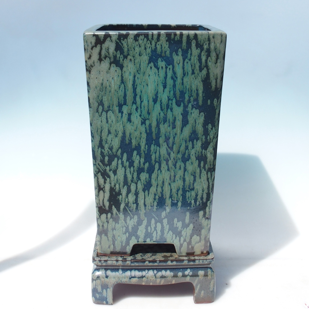 Schaal 24 x 24 x 41/50 cm groen - UITSLUITEND PERSOONLIJK AFHALEN OF PALLETVERVOER