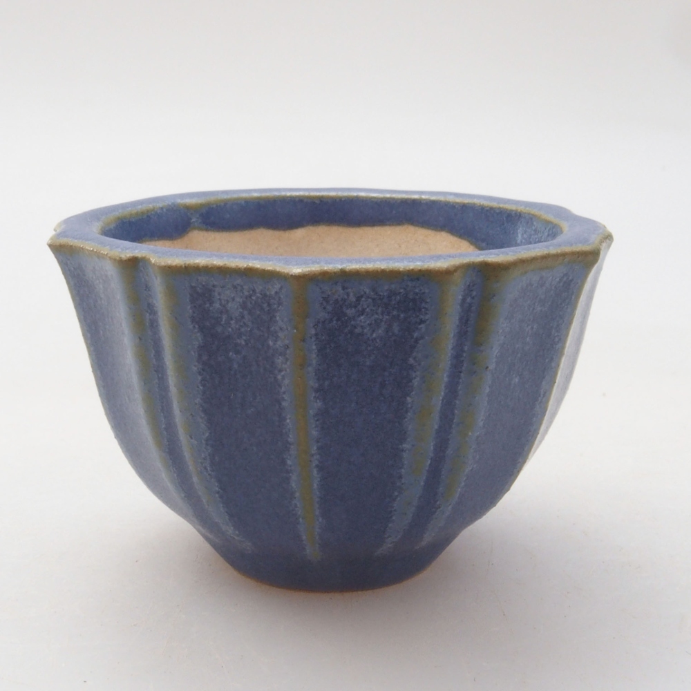 Mini bonsaischaal 5 x 5 x 3 cm, blauw