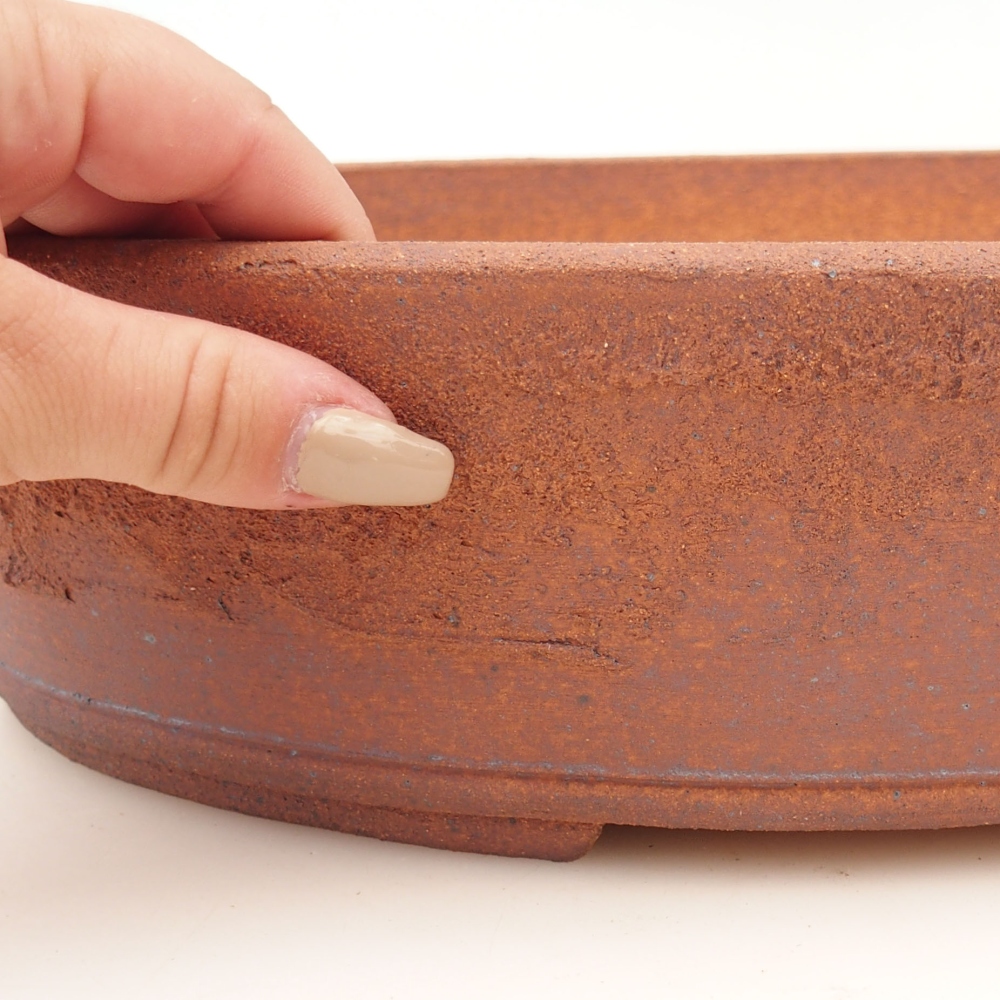 Bonsaischaal 35,5 x 27 x 8 cm , kleur bruin