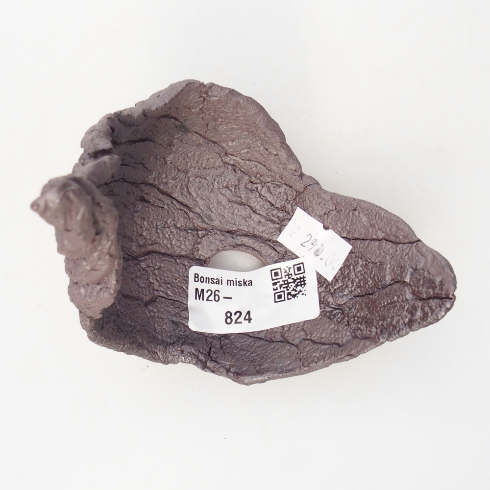 Keramische schaal 9,5 x 8 x 11,5 cm , metaalkleur