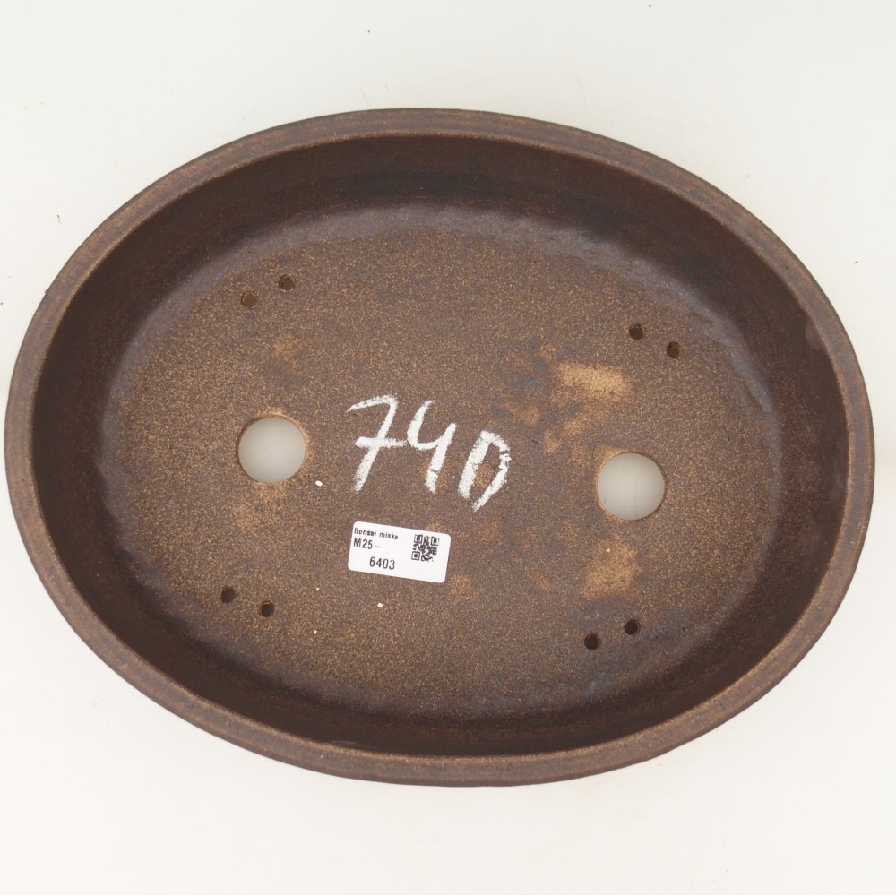 Bonsaischaal 32 x 25 x 8 cm , kleur bruin