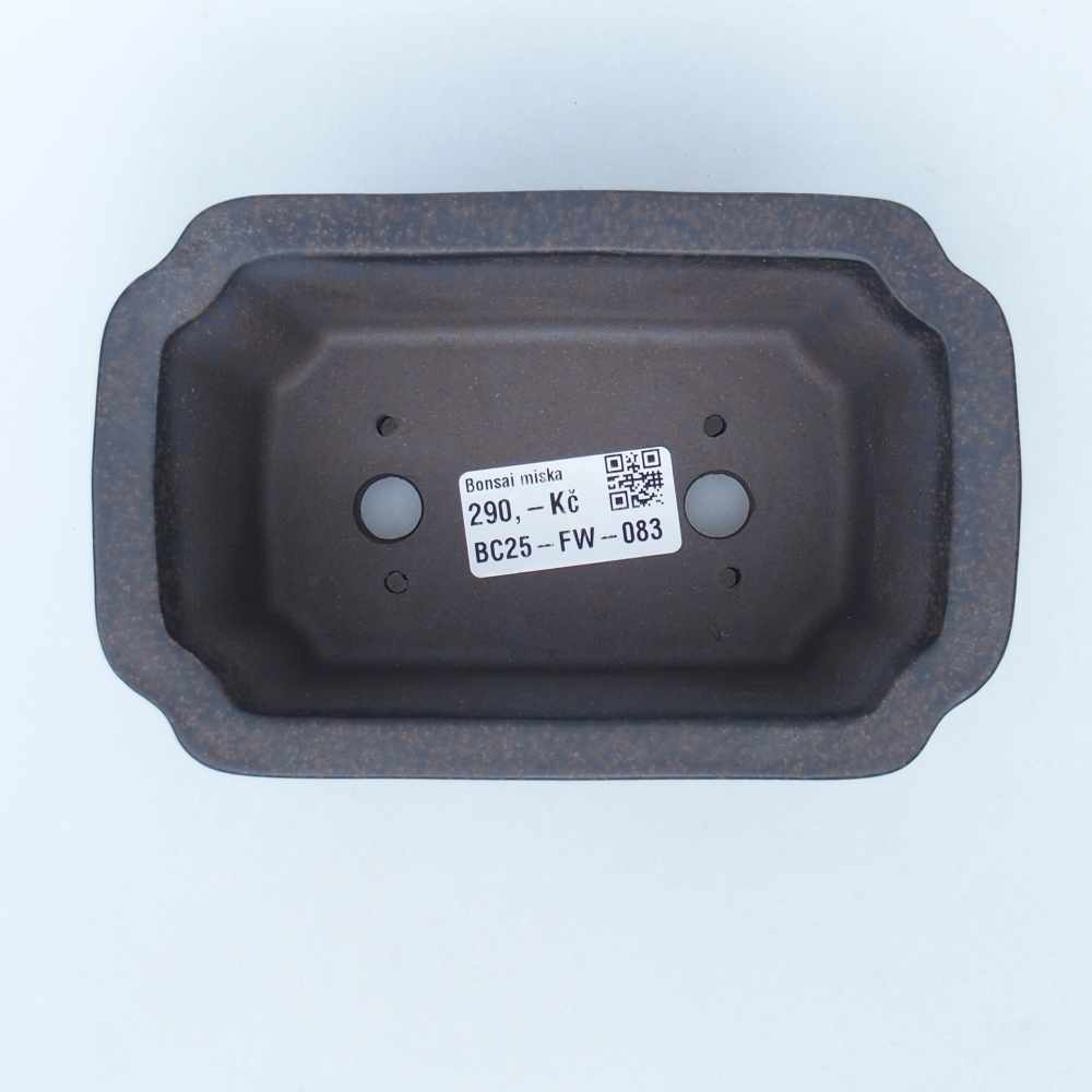Schaal 15 x 9,5 x 6 cm bruin oker