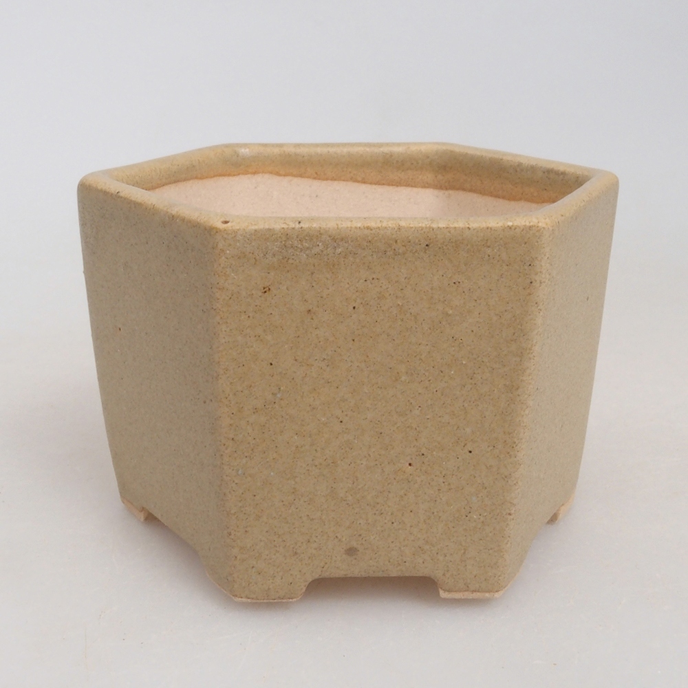 Mini bonsaischaal 7 x 5,5 x 4,5 cm, bruin