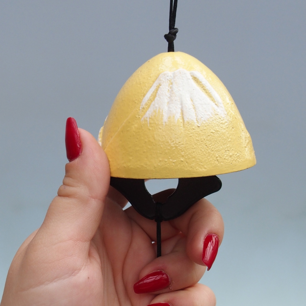 Metalen bel, kleur geel