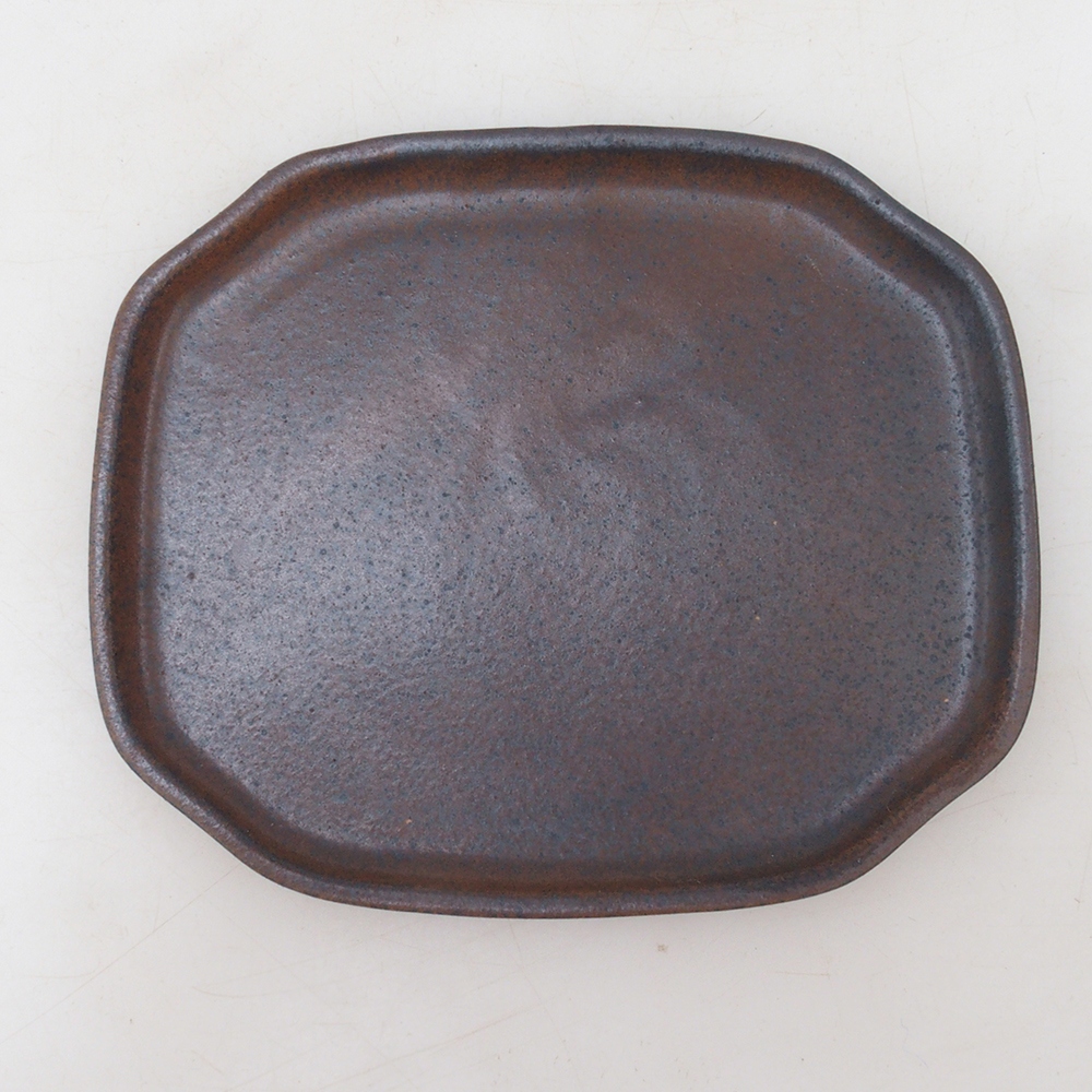 Keramische kom H32 - 13 x 11 x 1 cm - bruin