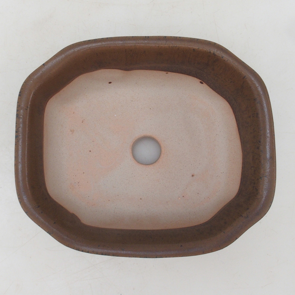 Bonsaischaal H32 - 13 x 10 x 5,5 cm - bruin