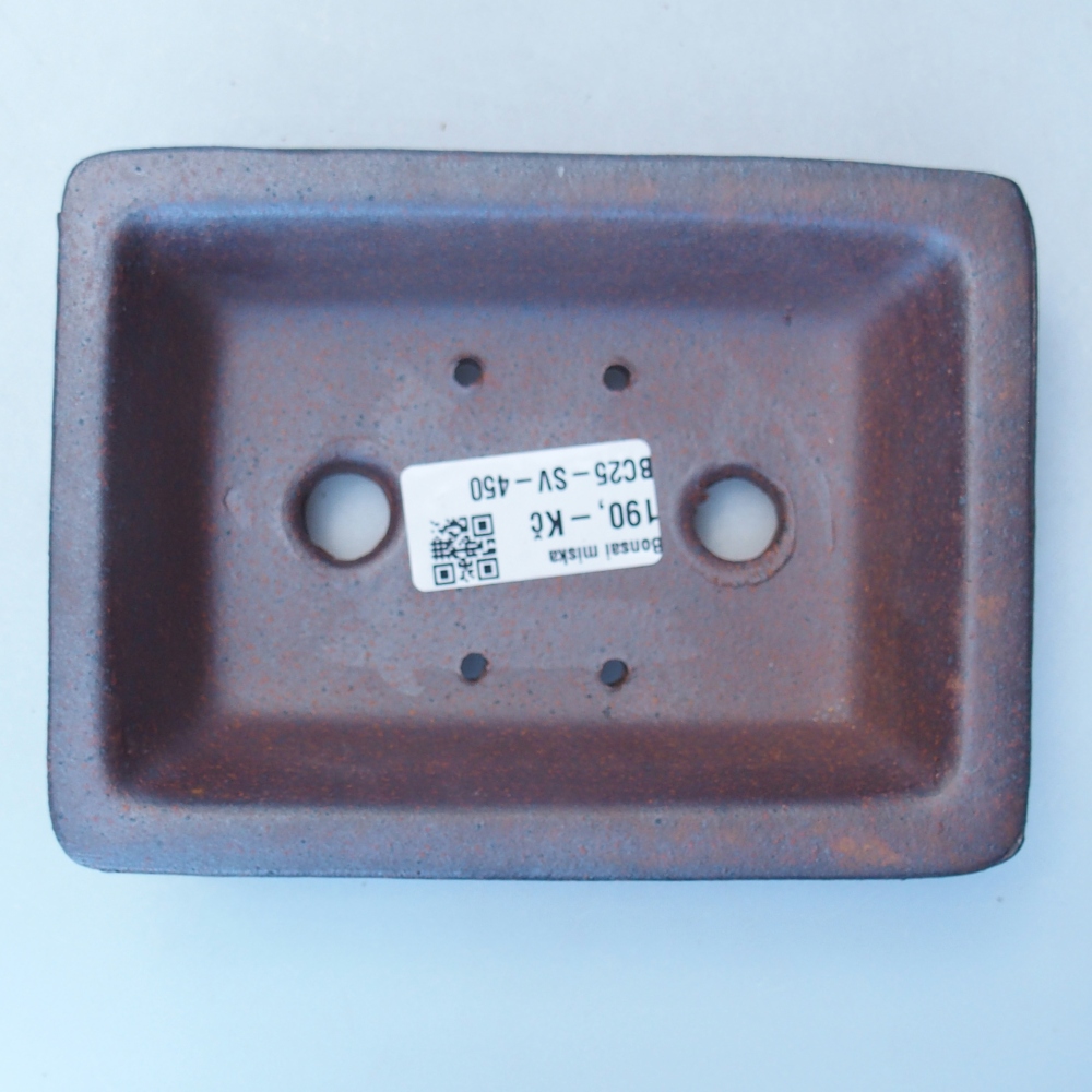 Kom 14 x 10,5 x 4 cm bruin