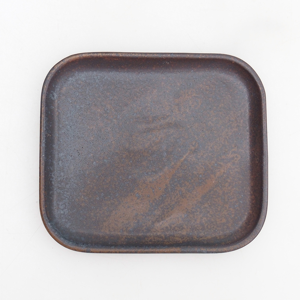 Bonsai kom + schotel H11 - 11,5 x 10 x 4 cm - groen